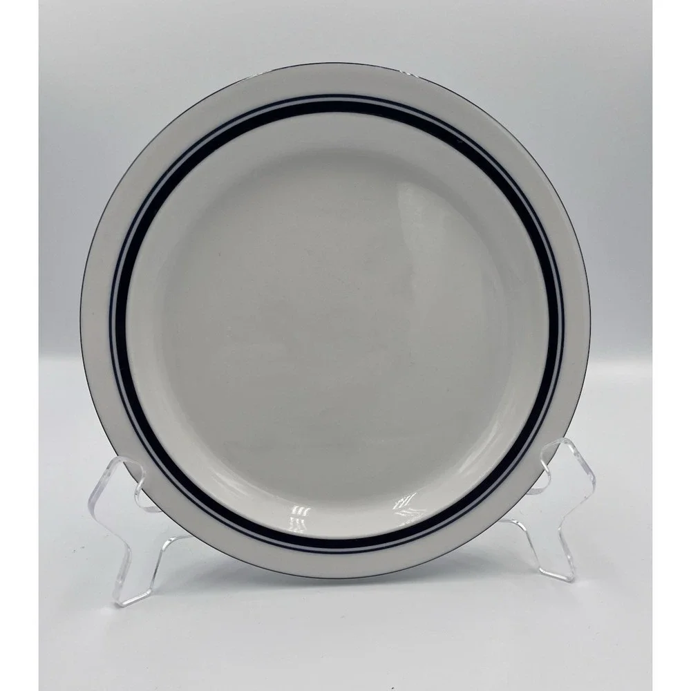 Dansk Bistro Christianshavn Blue Bread & Butter Plate Scandinavian 7 1/4